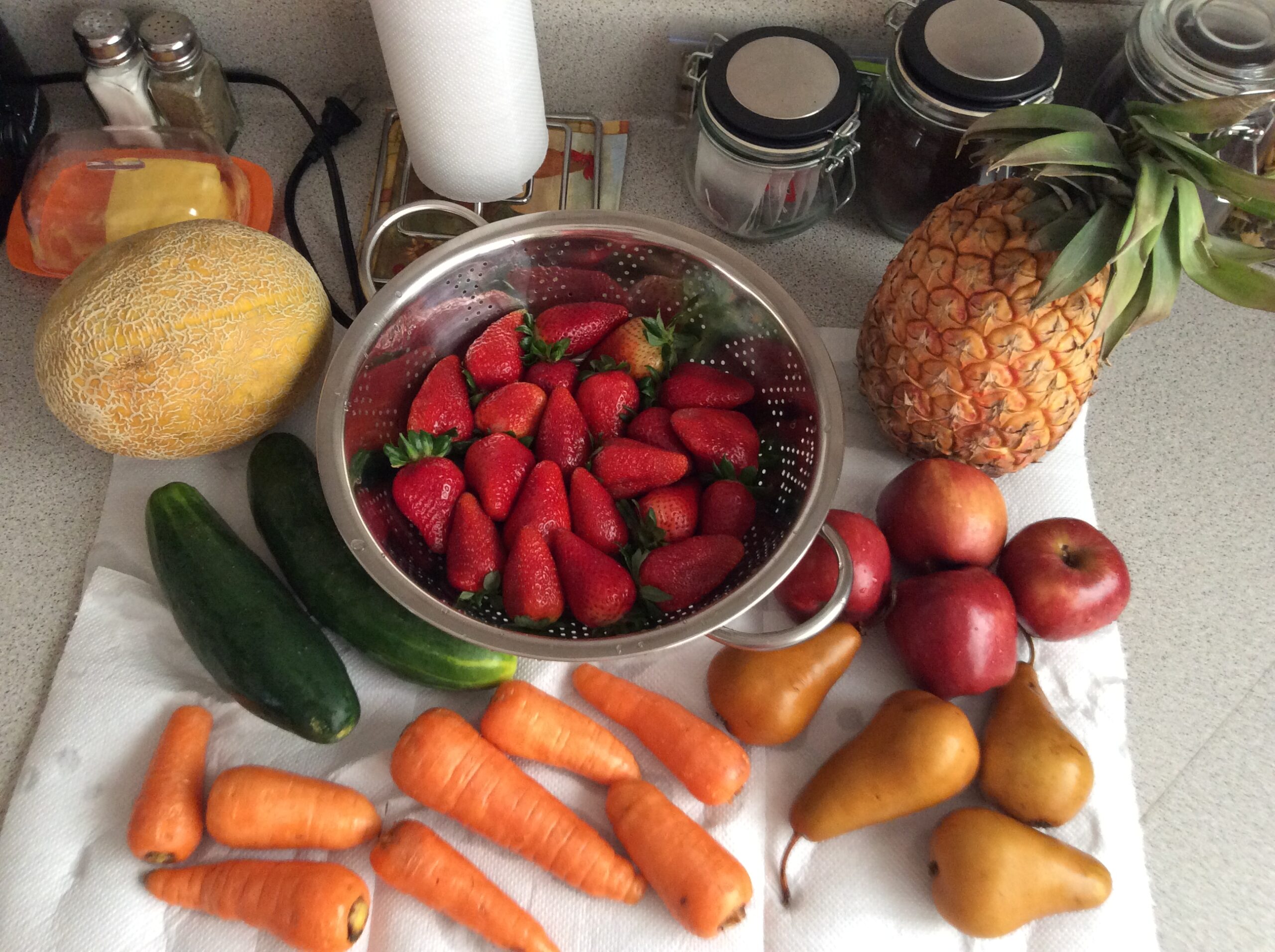Seven Dollars of Produce - Cuenca Ecuador