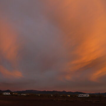 Sunset Clouds - Quartzsite AZ