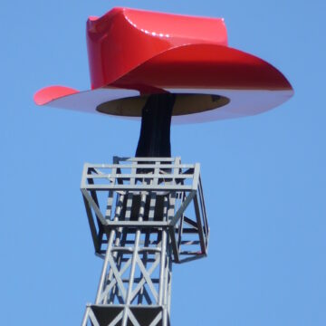 Hat on Tower Top - Paris TX