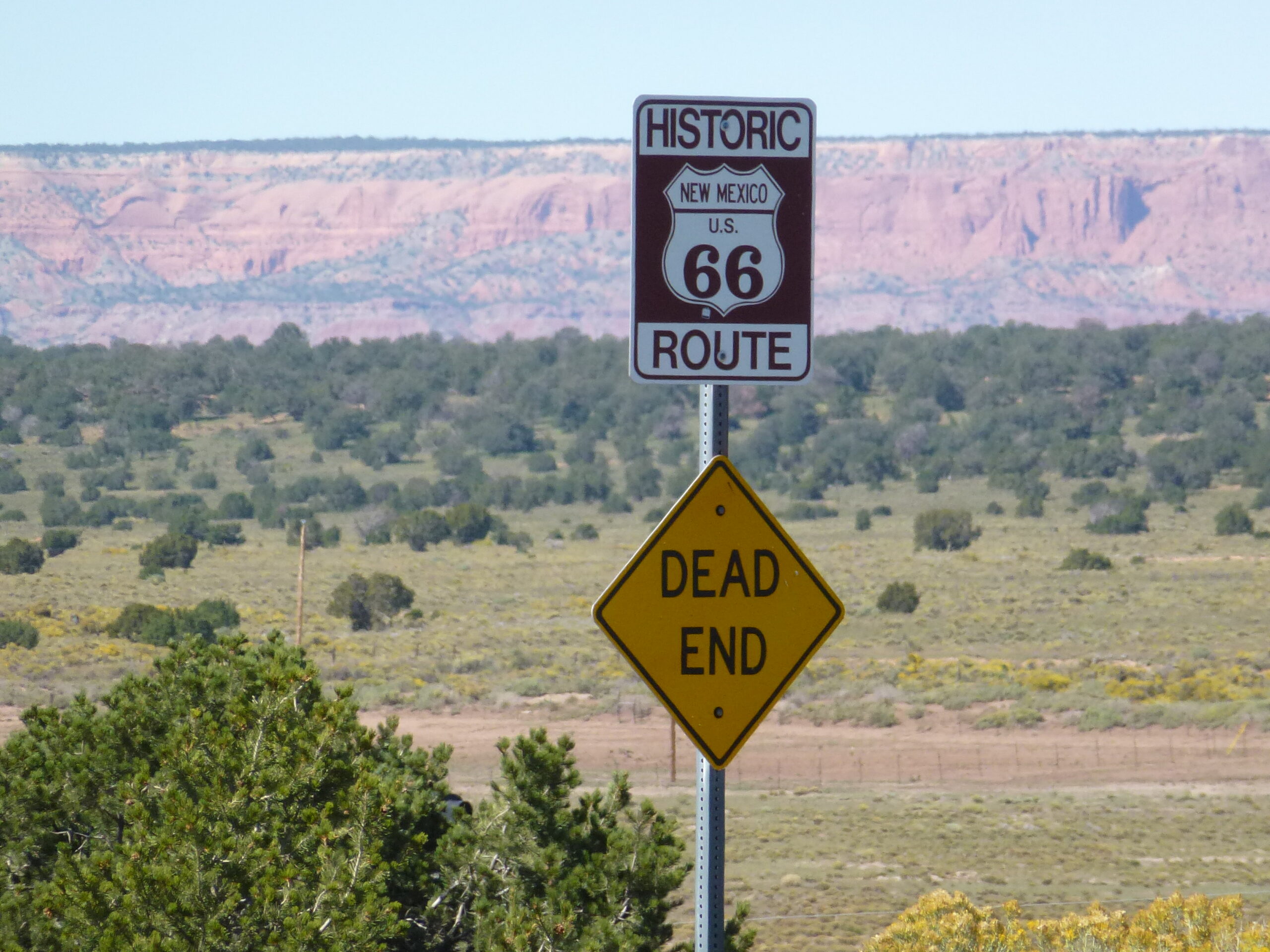 Rt 66 - dead end - New Mexico