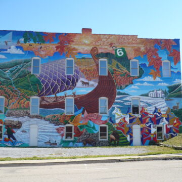 McKean County PA building mural